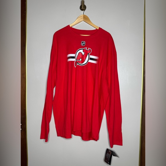 NHL New Jersey Devils Long Sleeve Shirt Men’s 3XL Fanatics Pro Hockey Tee - Picture 2 of 6